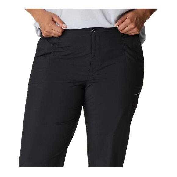 columbia aruba roll up pants womens 22W regular black Omni-Shade Hiking Outdoor - Picture 4 of 4
